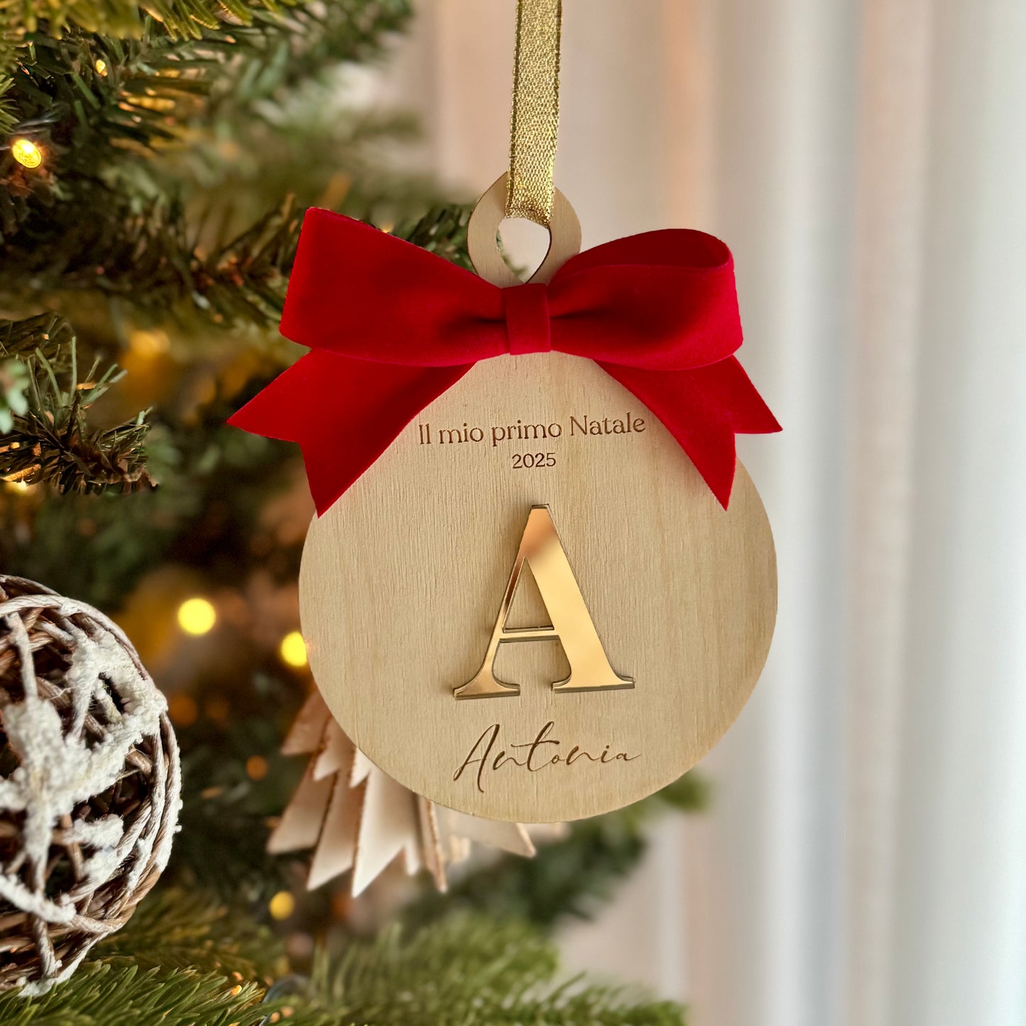 Decorazione natalizia "Golden" Personalizzabile
