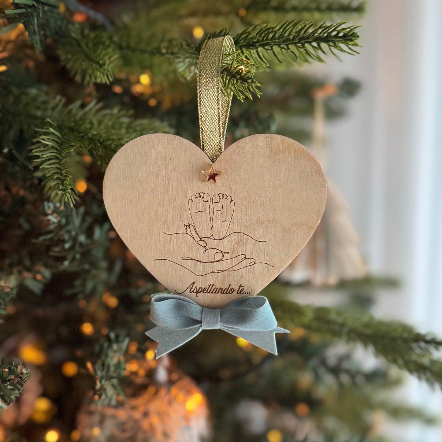 Decorazione natalizia "Aspettando te - Family"