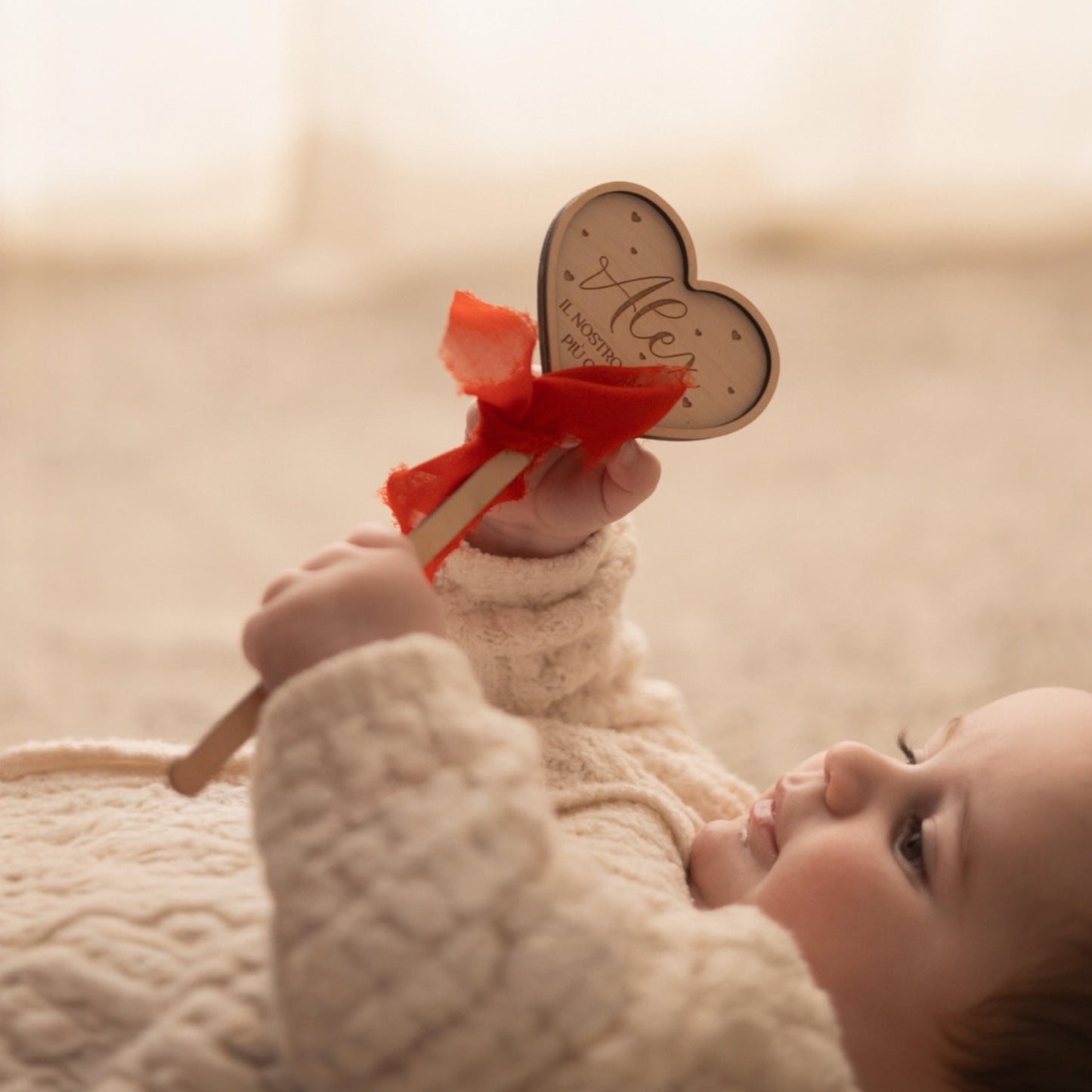 Bacchetta fotografica personalizzabile - Il nostro amore più grande