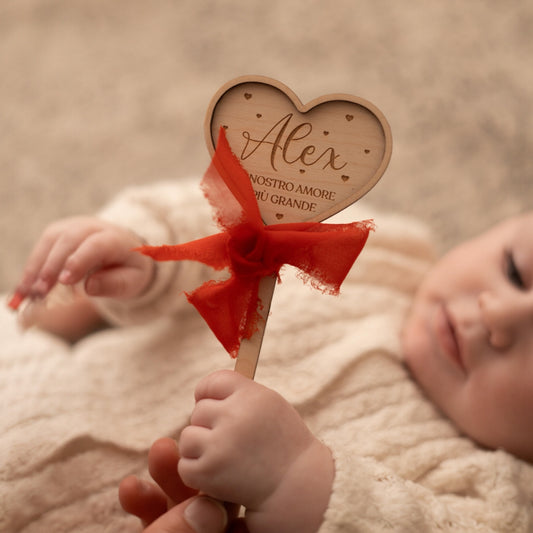 Bacchetta fotografica personalizzabile - Il nostro amore più grande