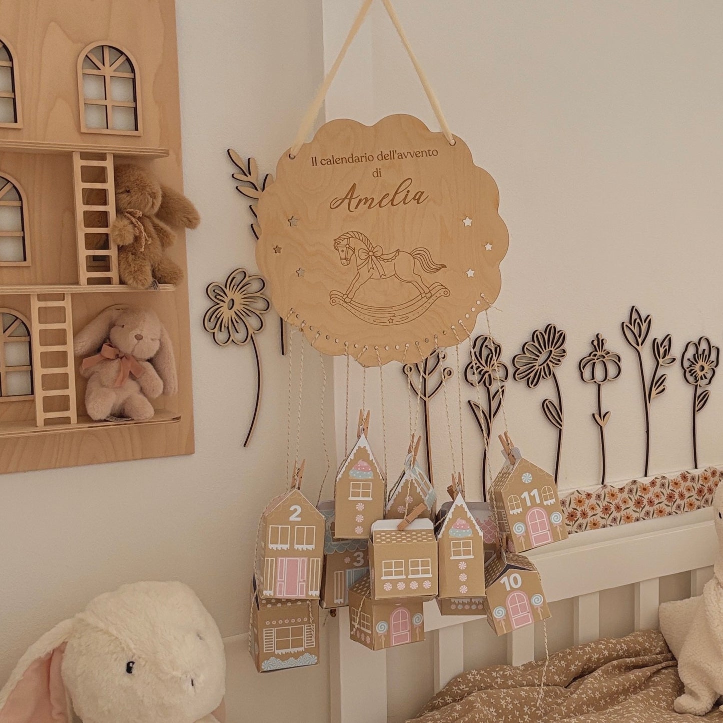 Il mio Calendario dell’Avvento – Base in legno personalizzata
