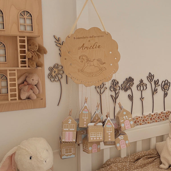 Il mio Calendario dell’Avvento – Base in legno personalizzata