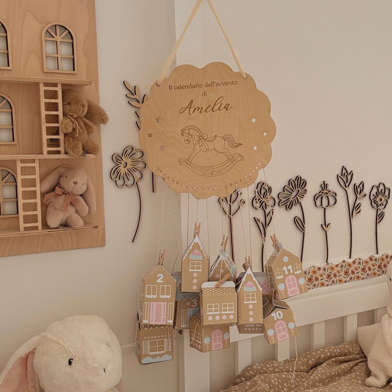 Il mio Calendario dell’Avvento – Base in legno personalizzata