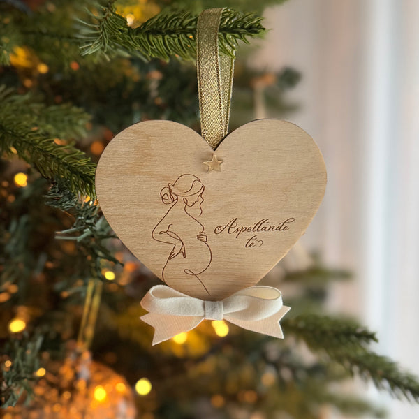 Decorazione natalizia "Aspettando te - Mummy"