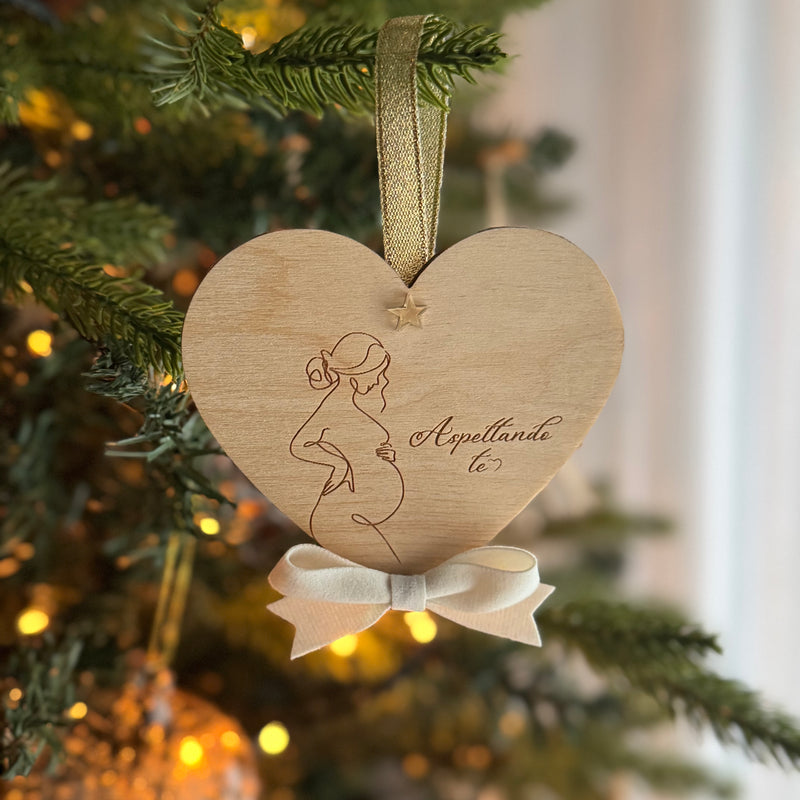 Decorazione natalizia "Aspettando te - Mummy"