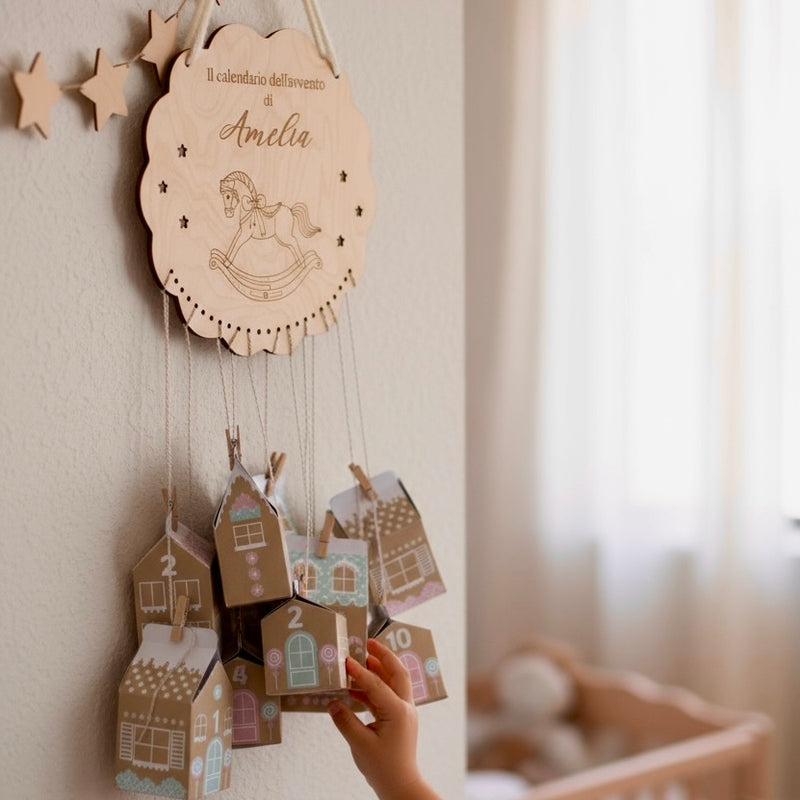 Il mio Calendario dell’Avvento – Base in legno personalizzata