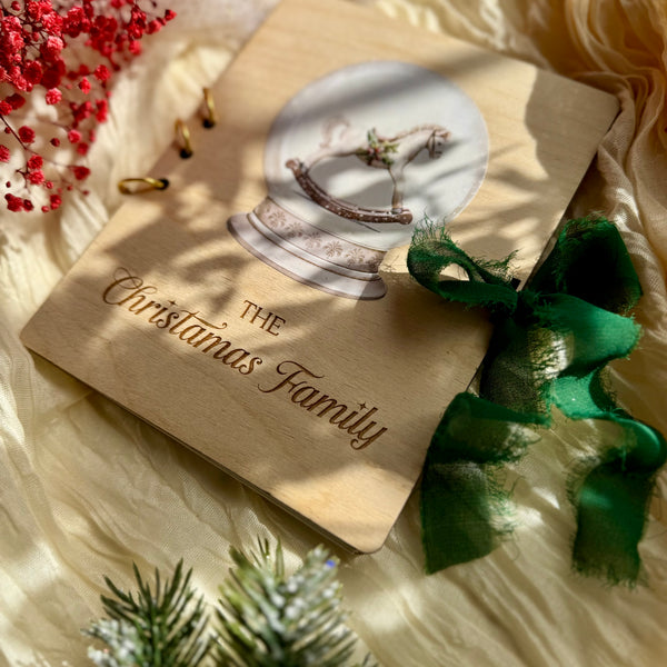 Album di Natale in legno – The Christmas Family