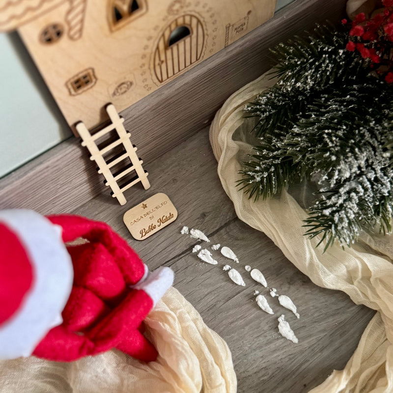 La Casa dell’Elfo di Babbo Natale – Decorazione natalizia in legno