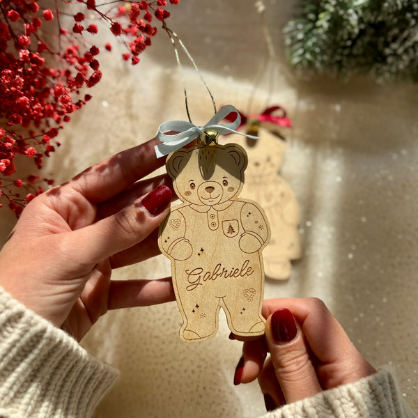 Orsetti di Natale – Decorazioni in legno personalizzate