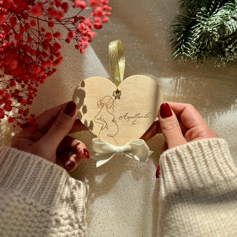 Decorazione natalizia "Aspettando te - Mummy"