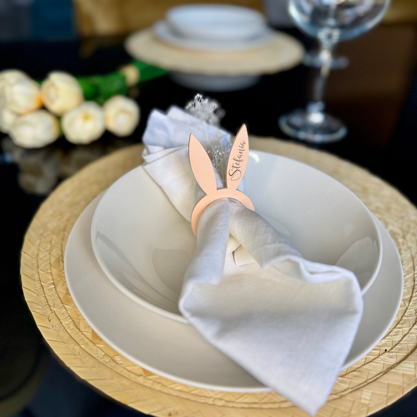 Portatovagliolo Bunny Personalizzabile