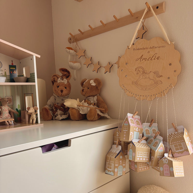 Il mio Calendario dell’Avvento – Base in legno personalizzata