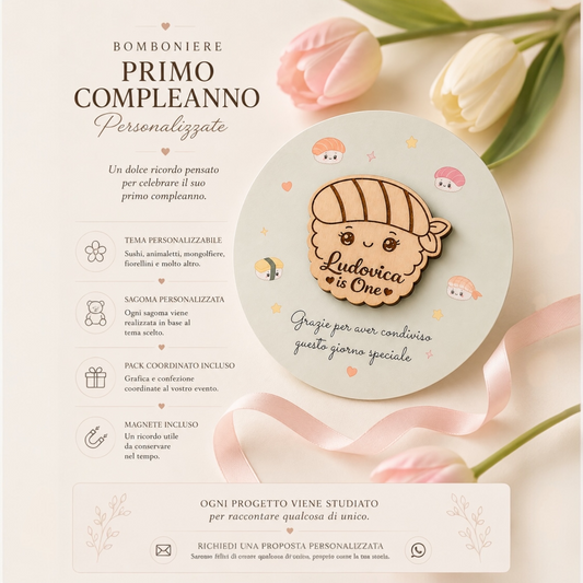 Bomboniere Primo Compleanno Personalizzate