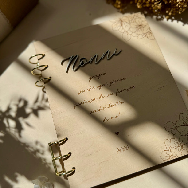 Album fotografico personalizzato per i Nonni