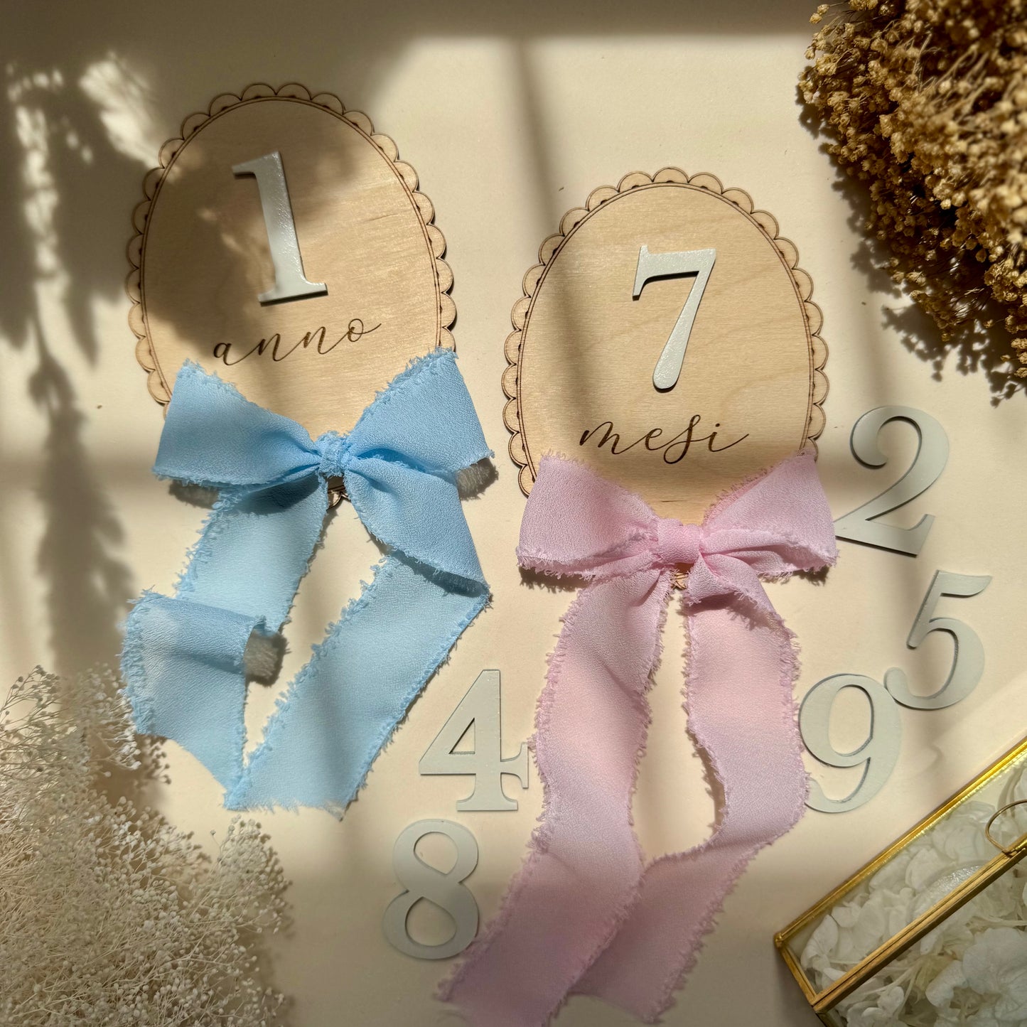 Milestone Cards 3D Fiocco