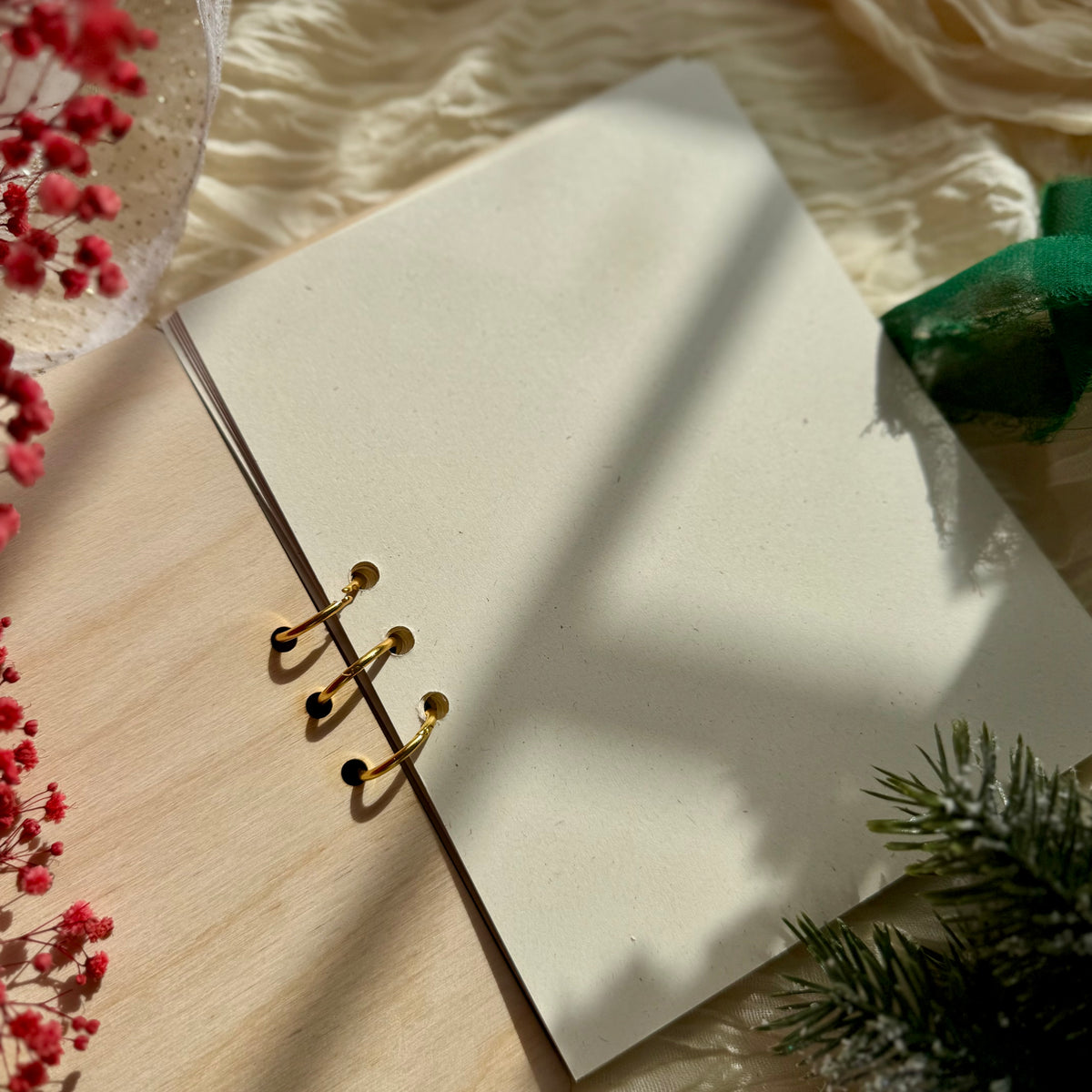 Album di Natale in legno – The Christmas Family