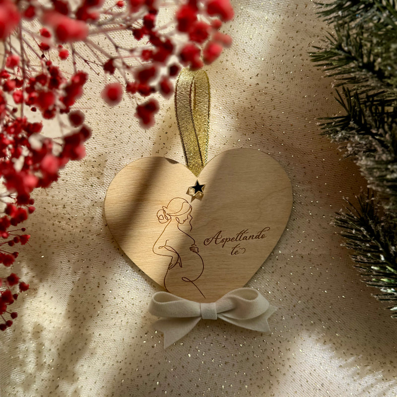 Decorazione natalizia "Aspettando te - Mummy"