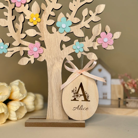 Segnaposto e decorazione da appendere "Bloom" Personalizzabile