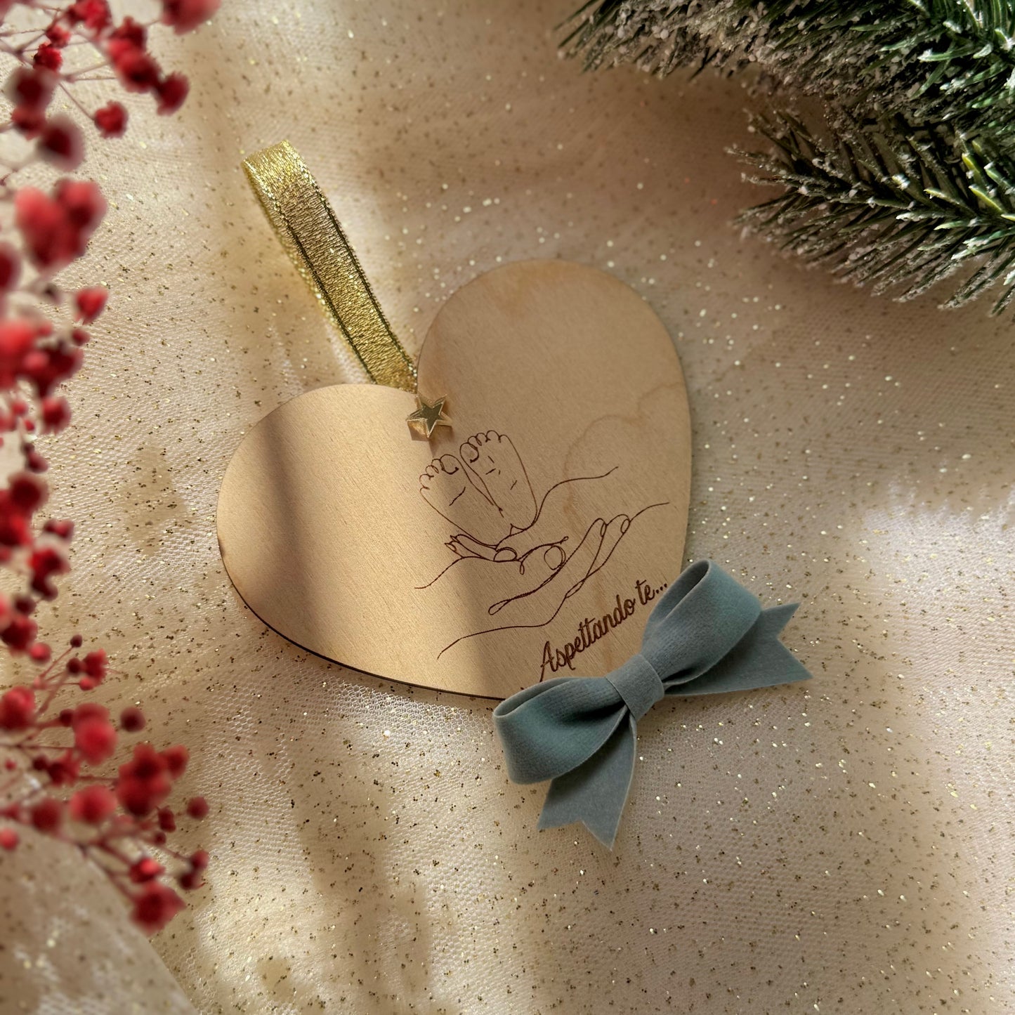 Decorazione natalizia "Aspettando te - Family"