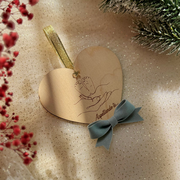 Decorazione natalizia "Aspettando te - Family"