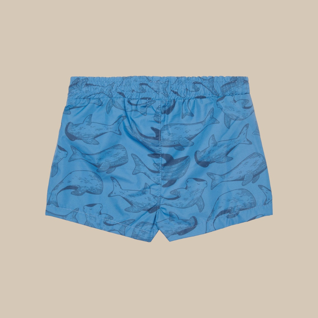 Costume da bagno Boxer UPF 50+ Sea Life Blue - Little Dutch
