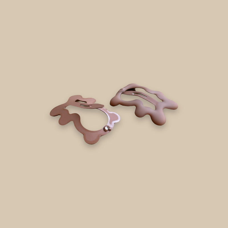 FERMAGLI PER CAPELLI ORSETTO (Biscotto) 2-PACK