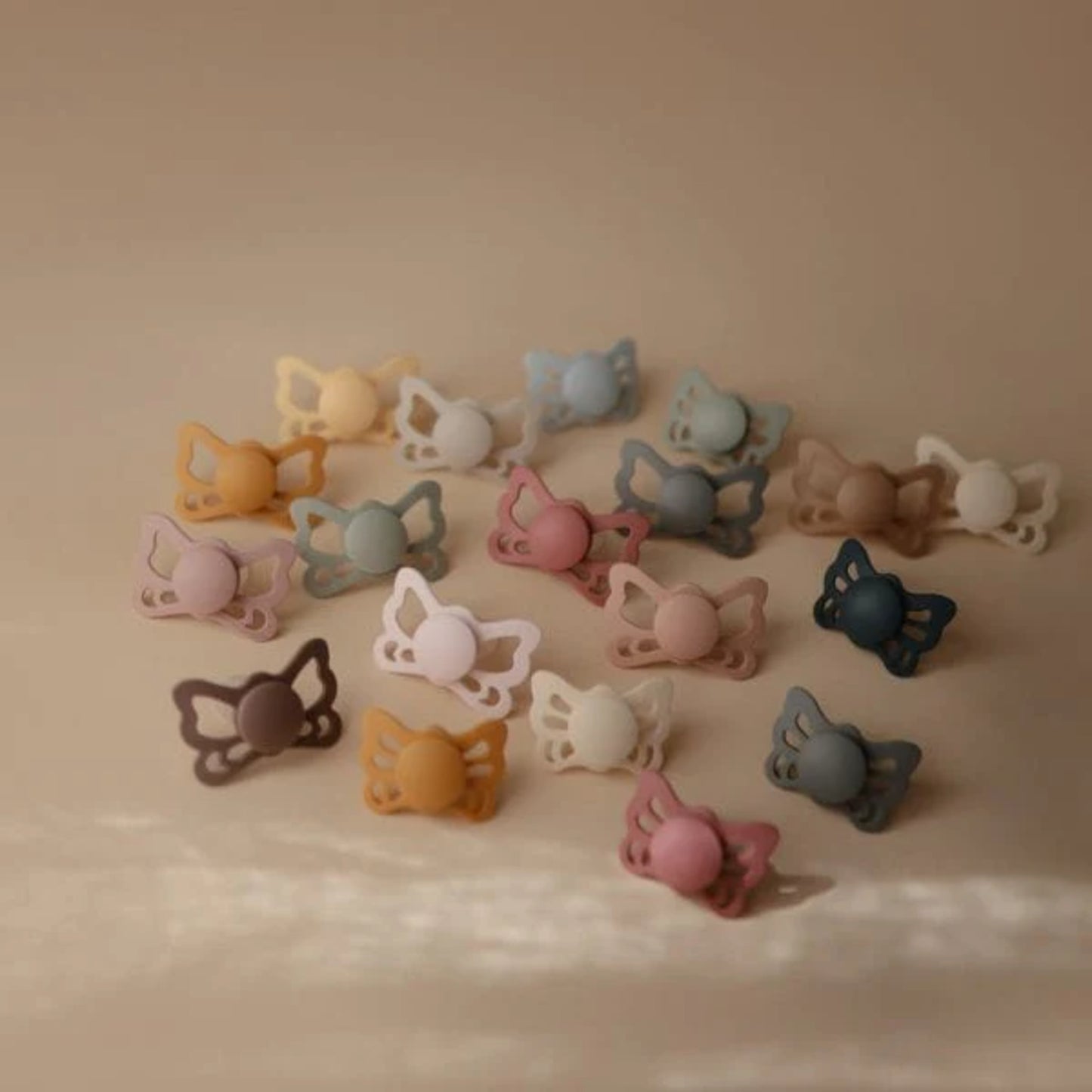 Set 2 Ciucci Anatomico FRIGG Butterfly in Silicone (Powder Blue-Sage)