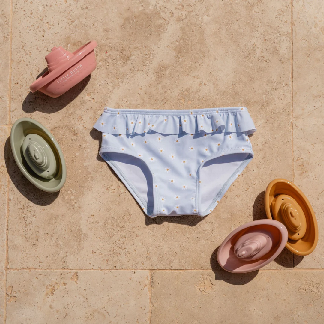 Costume da bagno UPF 50+ Daisies Blu - Little Dutch