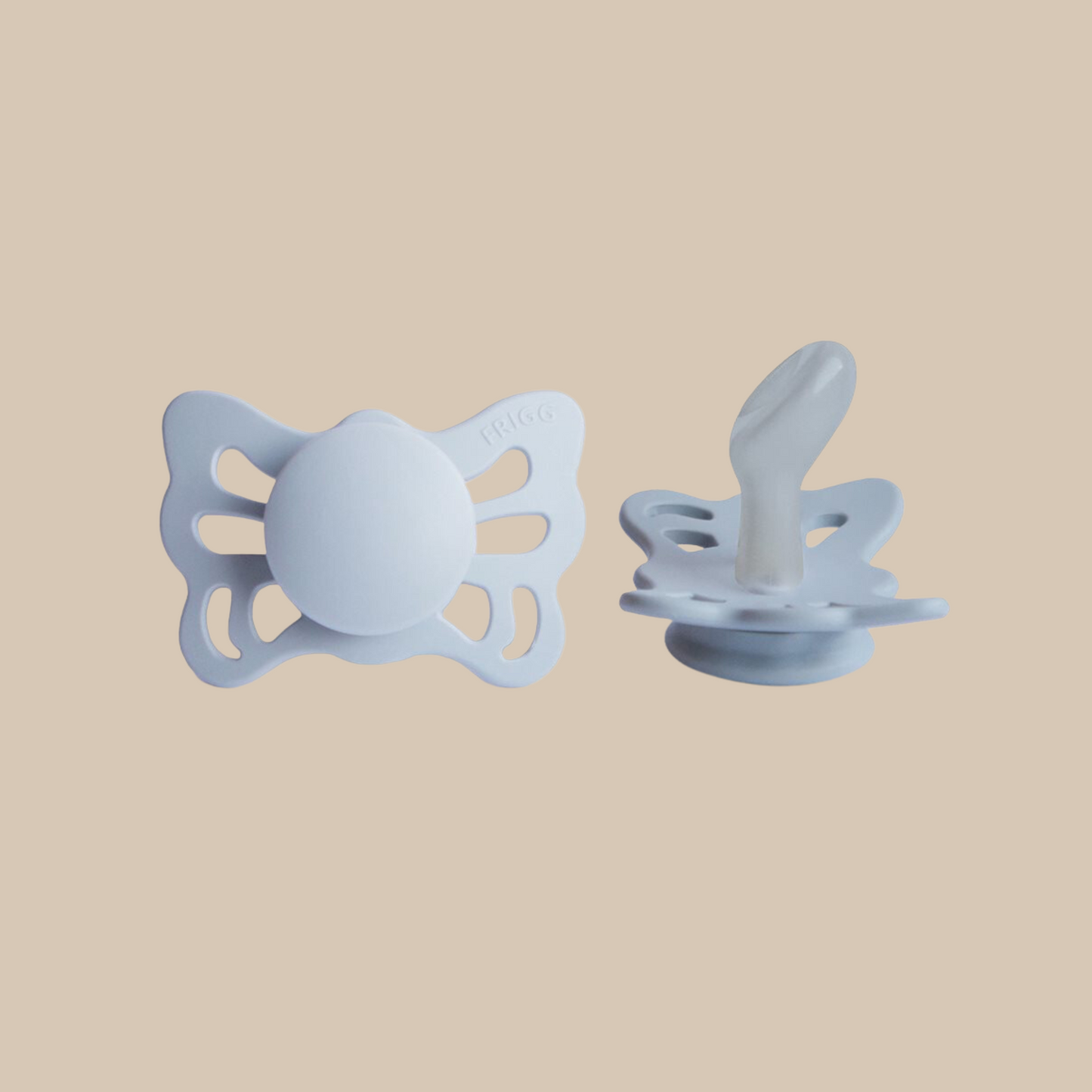 Set 2 Ciucci Anatomico FRIGG Butterfly in Silicone (Powder Blue-Sage)