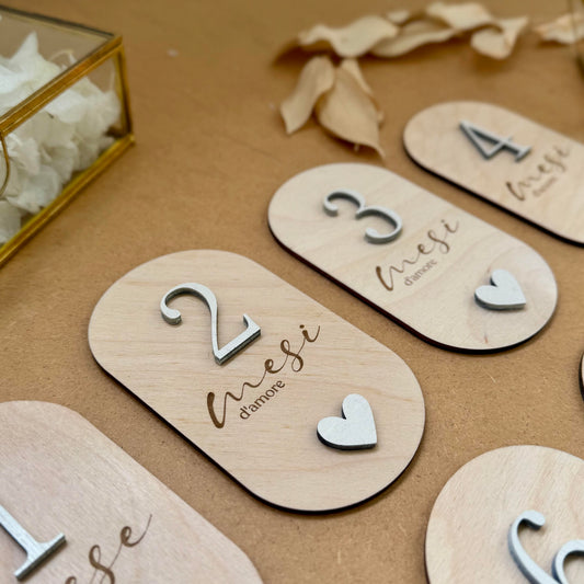 Milestone Cards 3D Heart