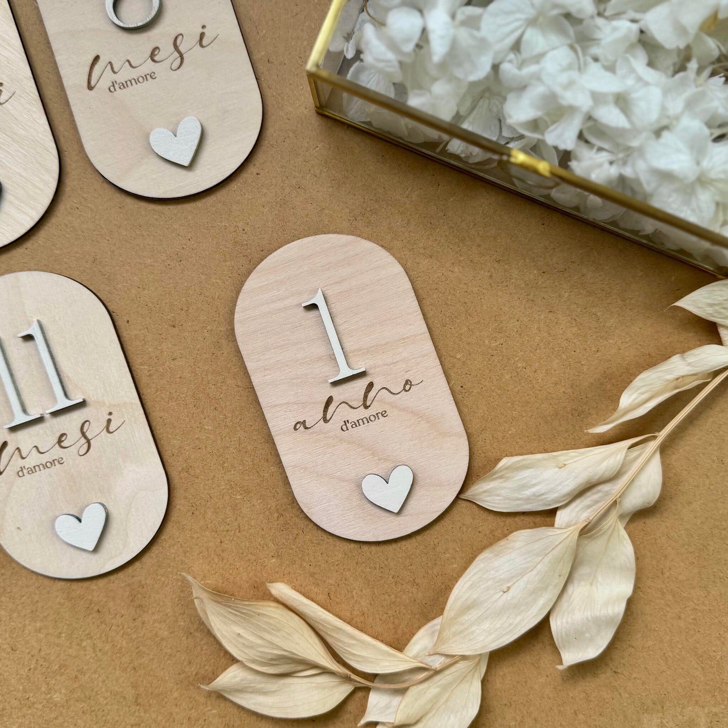 Milestone Cards 3D Heart